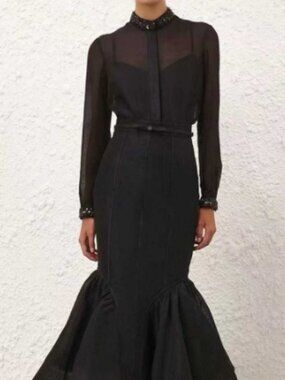 ZIMMERMAN Rhythm Ruched Maxi Dress